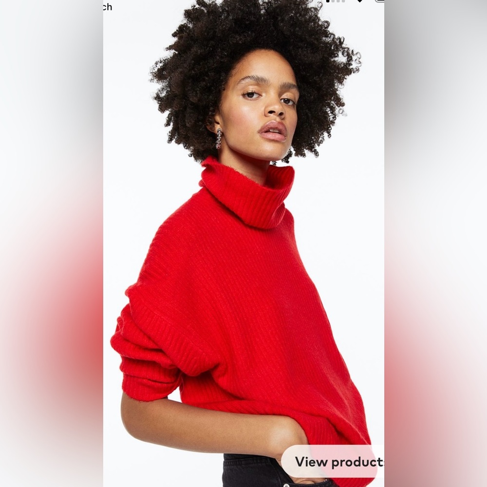 H&M. Oversized Turtleneck Sweater - size:S